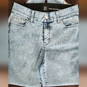 New York & Company Women's Denim Curvy Sculpted Skinny Jeans, Sz 12 Tall